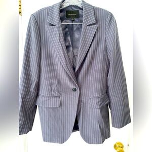 Banana Republic Blazer grey pinstriped